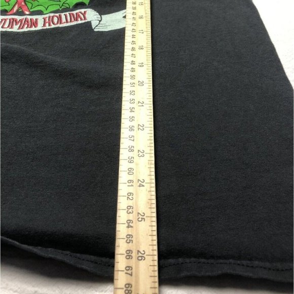 Rick and Morty Adult Swim Happy Human Holiday T Shirt Christmas - Picture 4 of 5